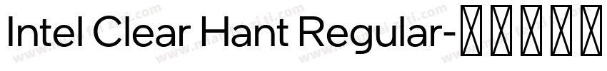 Intel Clear Hant Regular字体转换